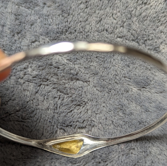 Silpada Sterling Silver Patina Encore Bangle Bracelet - Picture 5 of 6